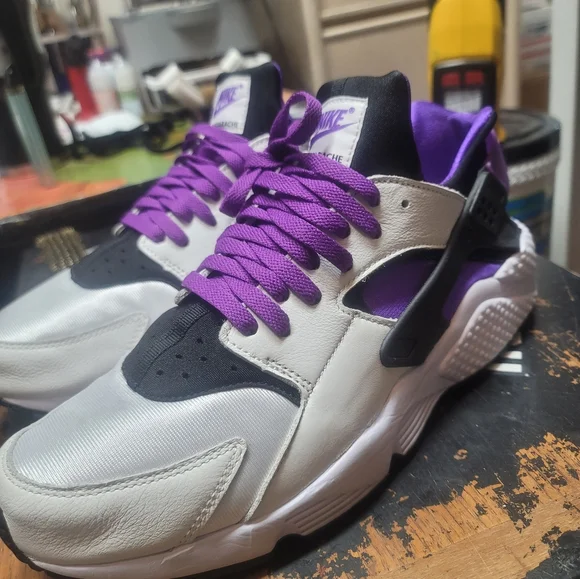 *SOLD Do not purchase!!Nike Air Huarache 91 "Purple Punch" mens size 12 - Picture 3 of 6
